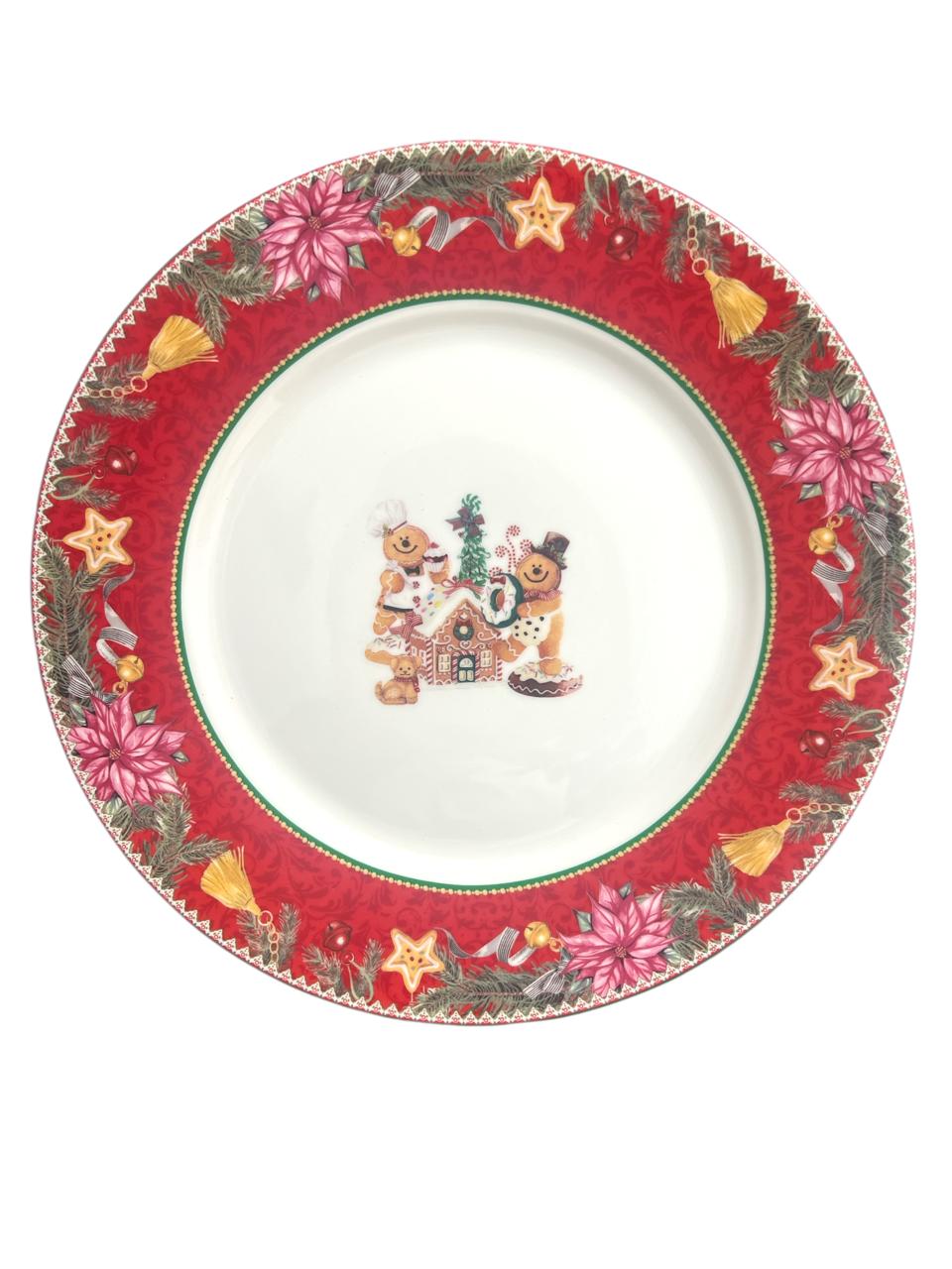 Set de Platos Grande X2 Galletas de Jengibre