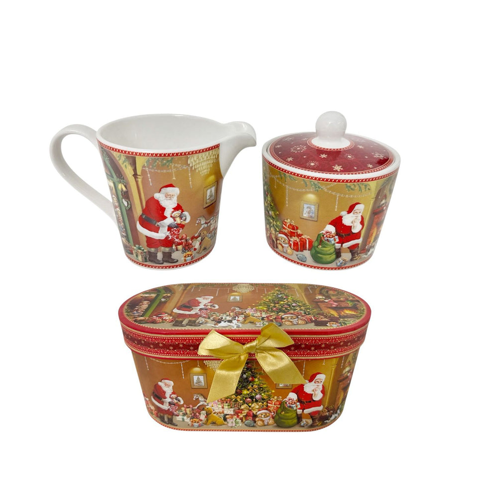 Set Jarra y Azucarera Papá Noel