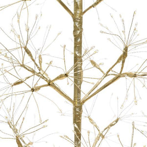 Árbol Led Dorado 120cm