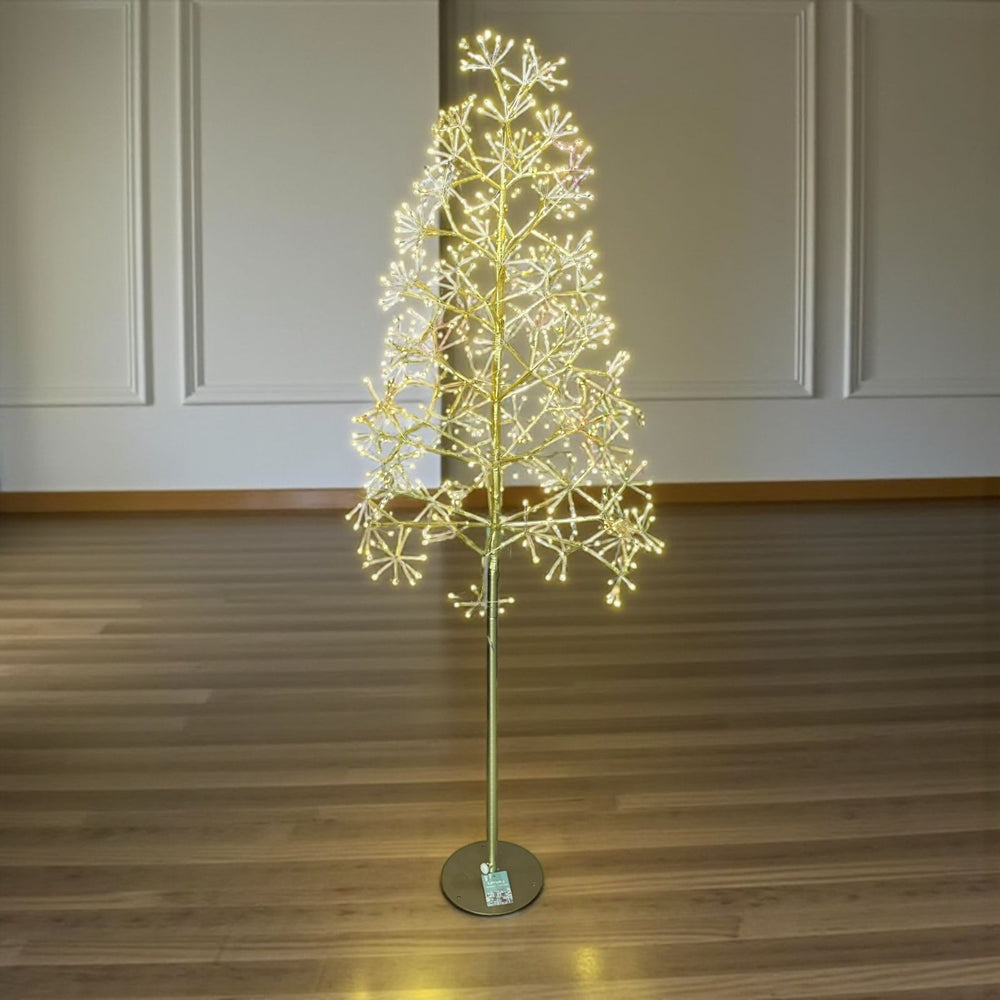 Árbol Led Dorado 150cm