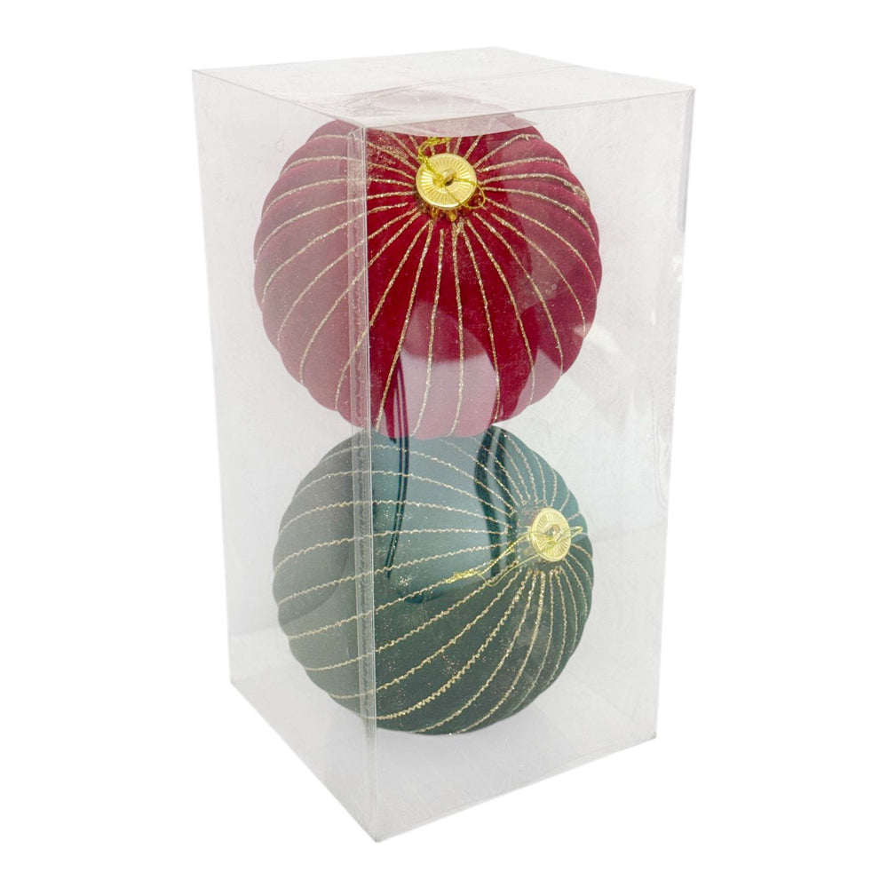 Bolas X2 Verde y Rojo 15cm