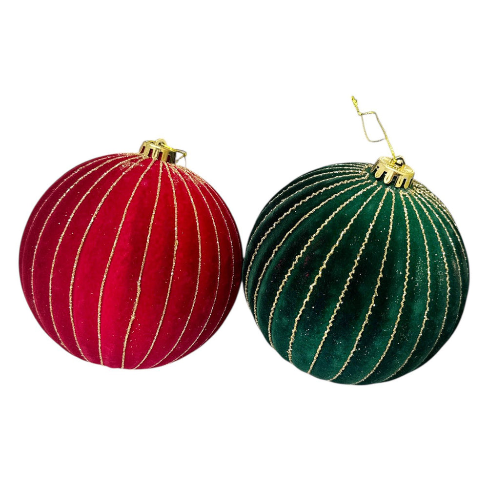 Bolas X2 Verde y Rojo 15cm