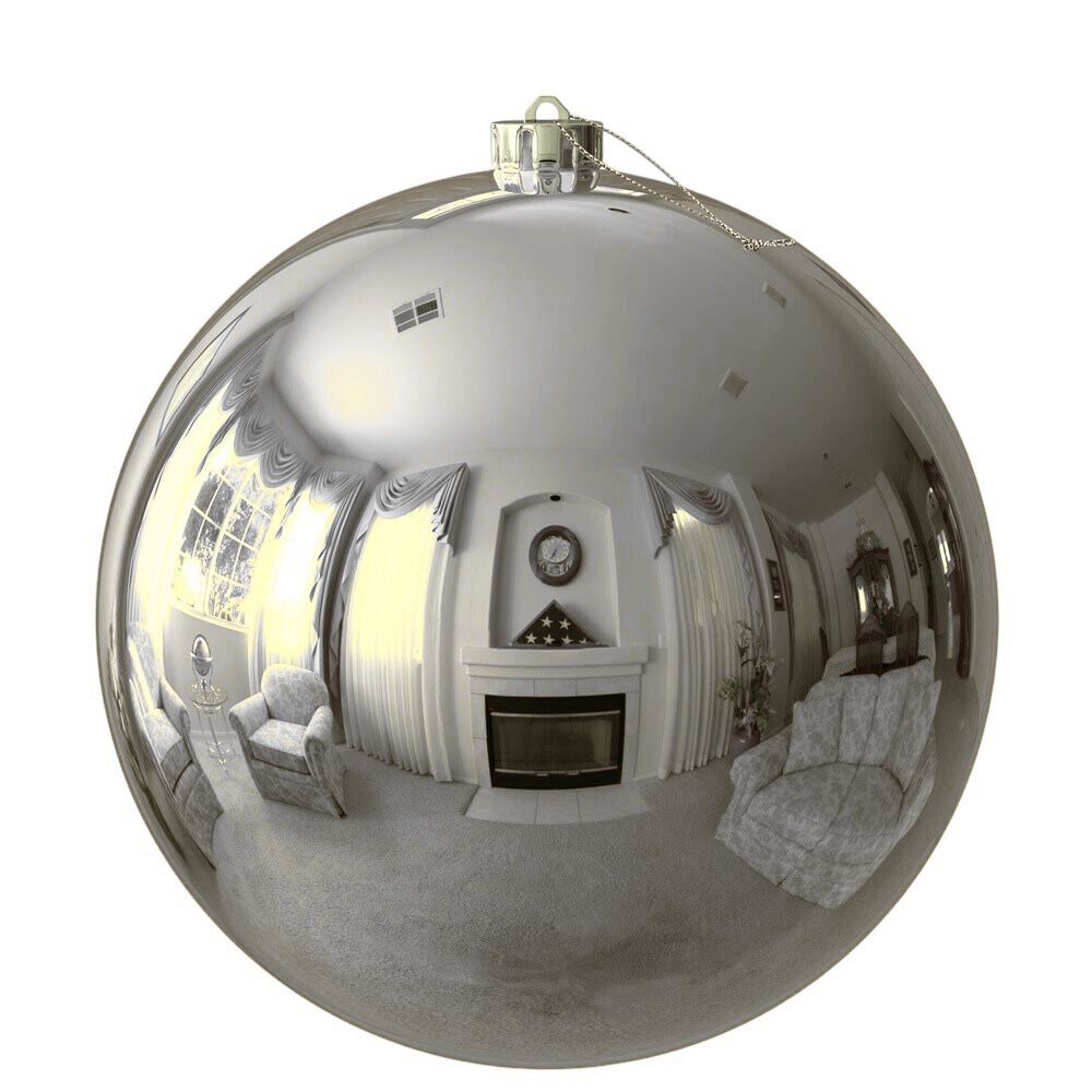 Bola PLATEADA 24cm