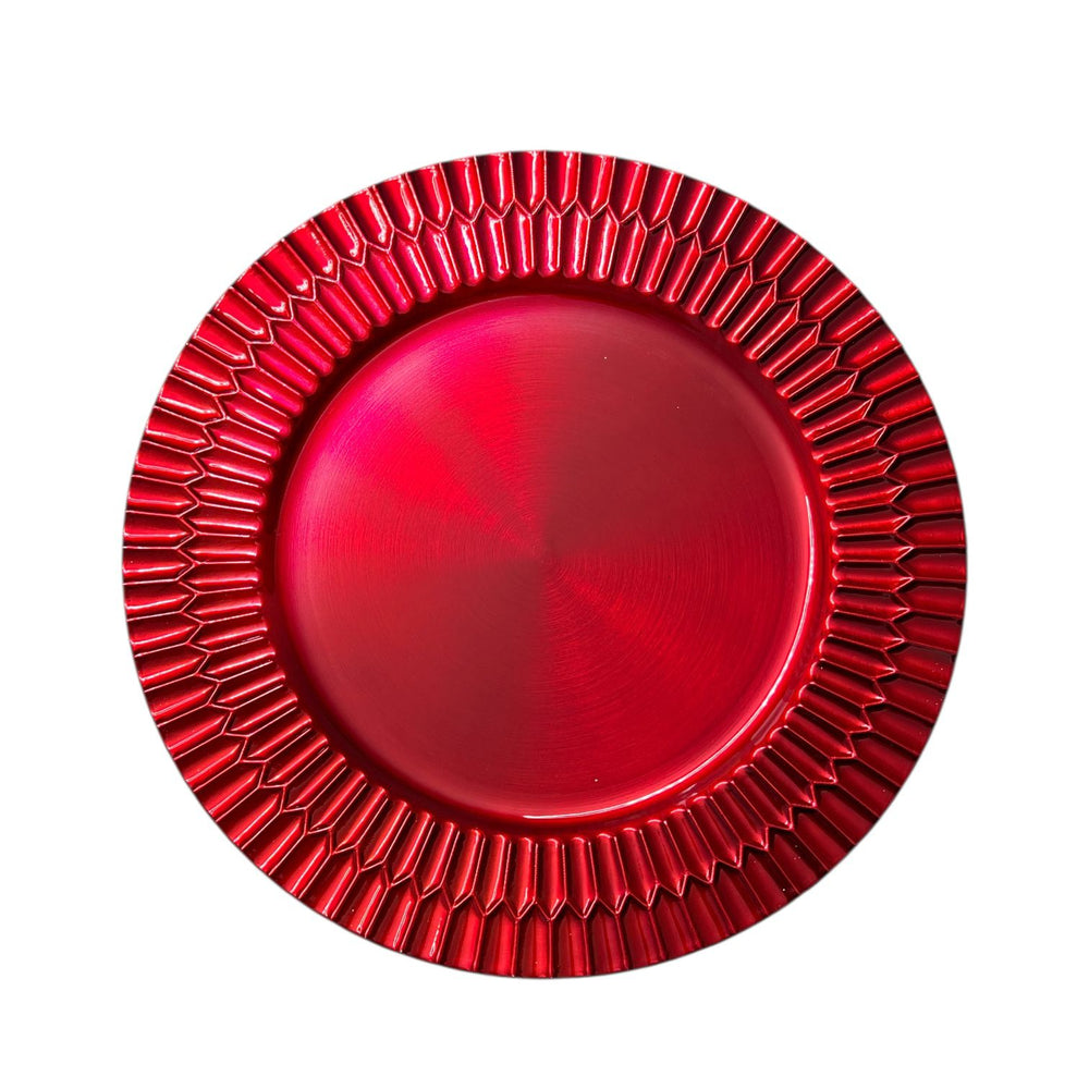 Plato de Sitio Rojo ESCARLATA