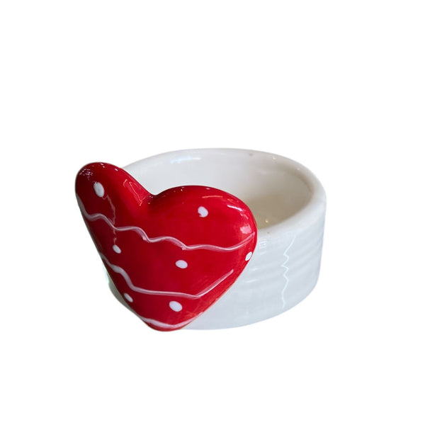 Candelabro Corazón Navideño