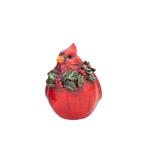 Adorno Pajarito Rojo Navideño