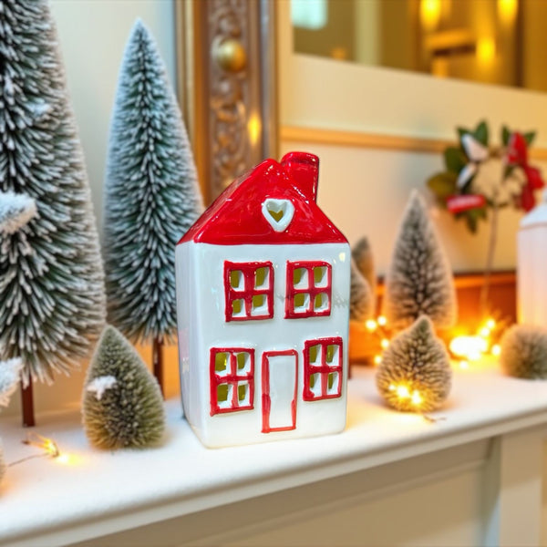 Lampara Casa Corazon Navideño