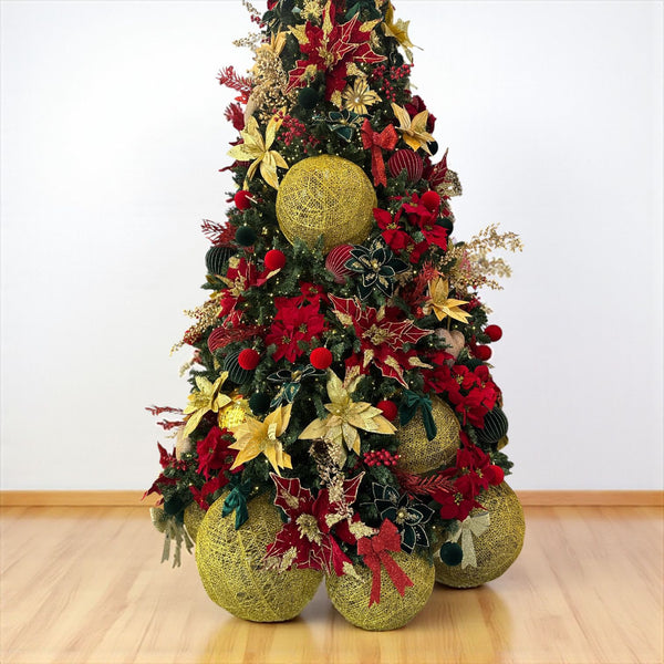 Bolas  Dorada Trenzada 50cm