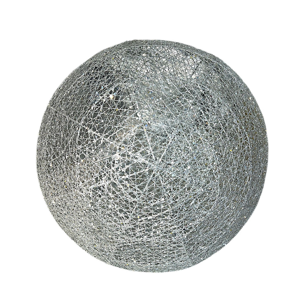 Bolas Plateada Trenzada 50cm