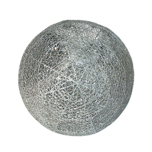 Bolas Plateada Trenzada 50cm