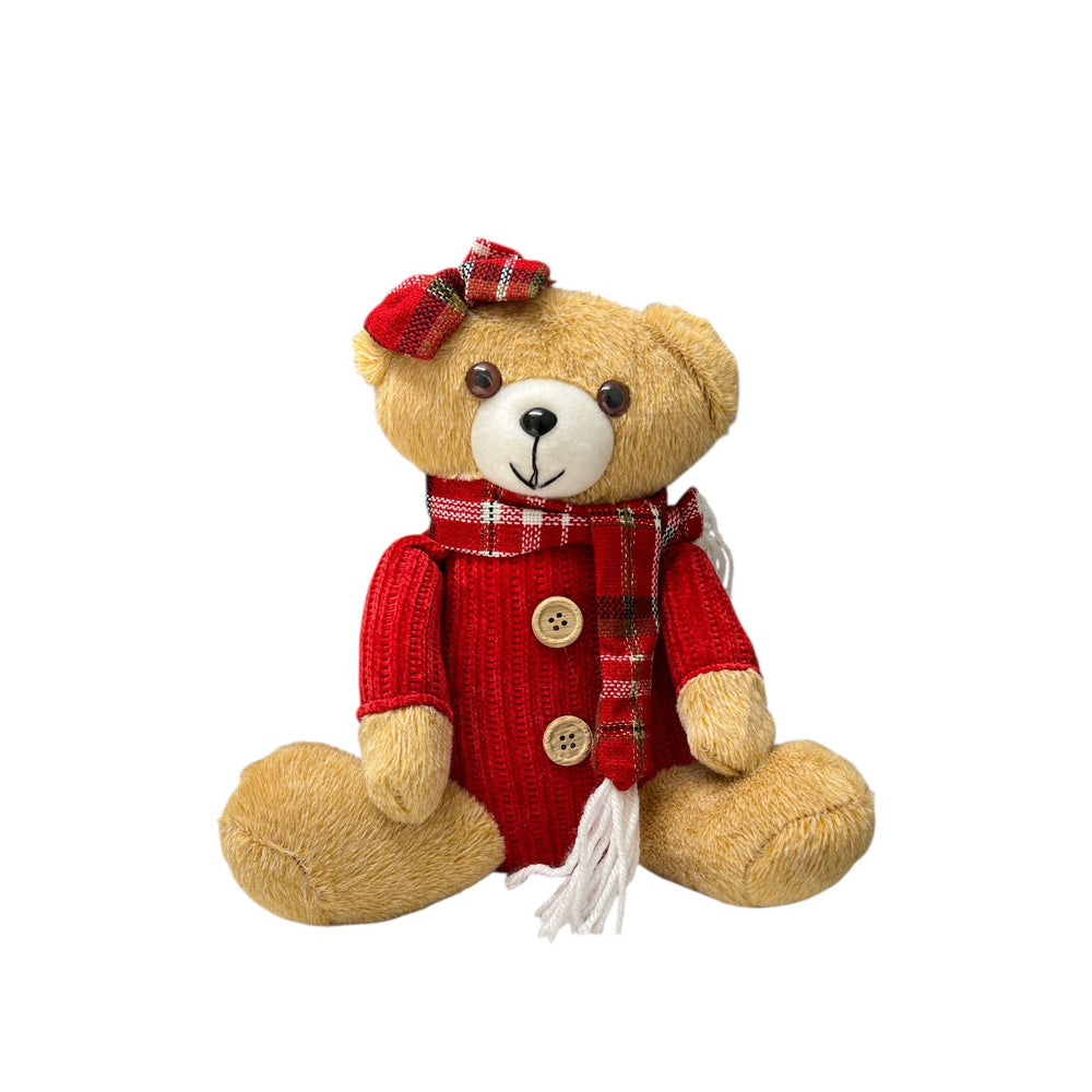 Oso Navideño ROJO