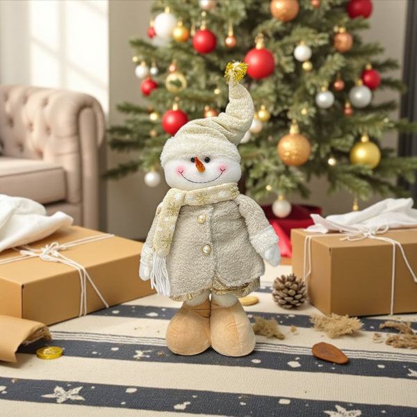 Muñeco de Nieve Beige