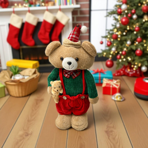 Oso Navideño Pati Largo VERDE