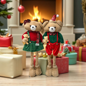 Oso Navideño Pati Largo VERDE