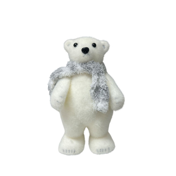 Oso Navideño Blanco con Chalina