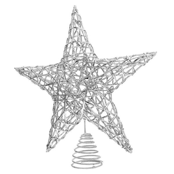 Estrella Copa de Árbol PLATEADA