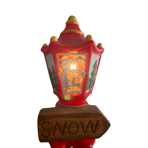 Farol con Luz Navideño