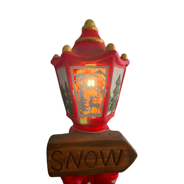 Farol con Luz Navideño