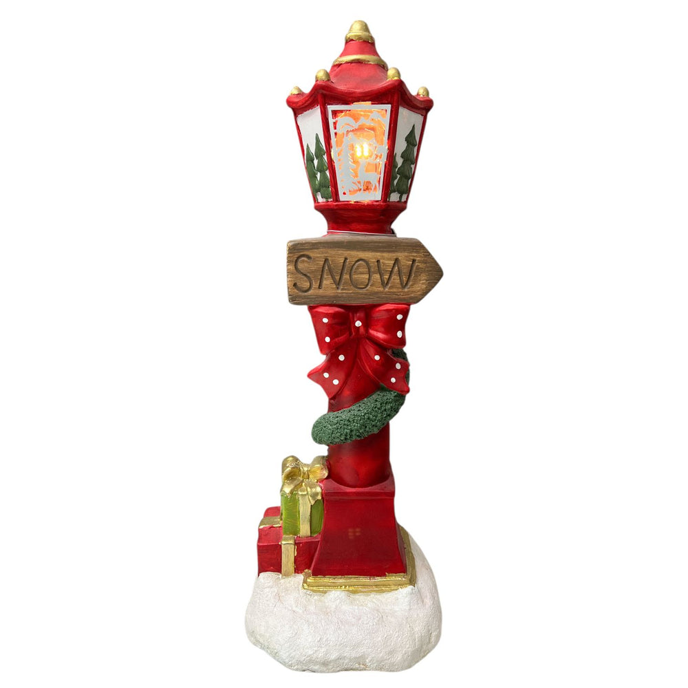 Farol con Luz Navideño