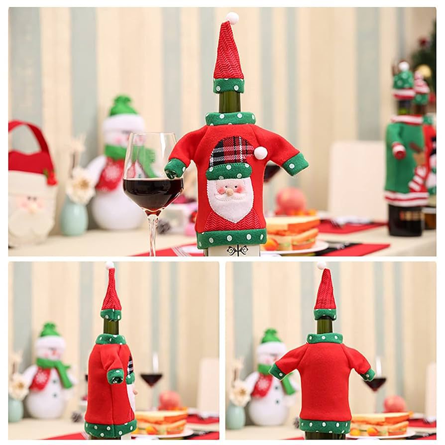 Funda de Botella PAPA NOEL.