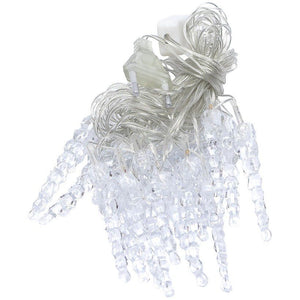 Luces Estalactitas Cascada/Cortina Luz CÁLIDA