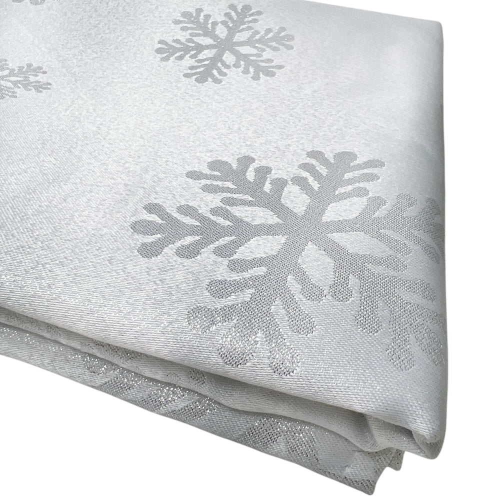 Mantel Navideño Plateado 190x150cm