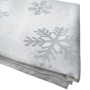Mantel Navideño Plateado 190x150cm