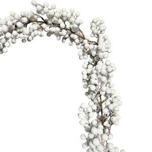Guirnalda Nevada Bolitas Blancas 120 MT