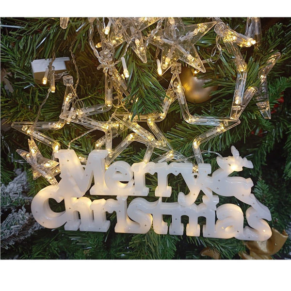 Luz Navideña Colgante MERRY CHRISTMAS