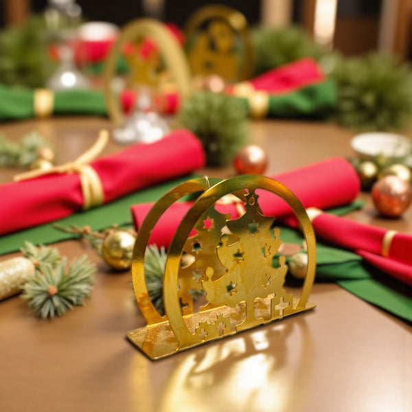 Servillereto Navideño Pino DORADO