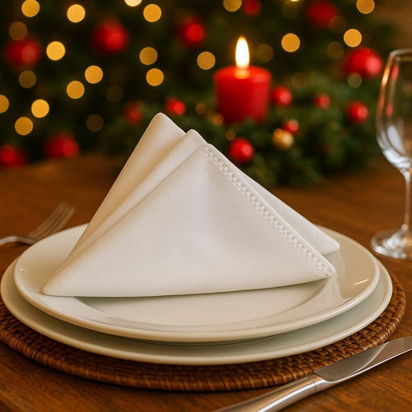 Servilla de Tela Comercial 6 Unidades BLANCA