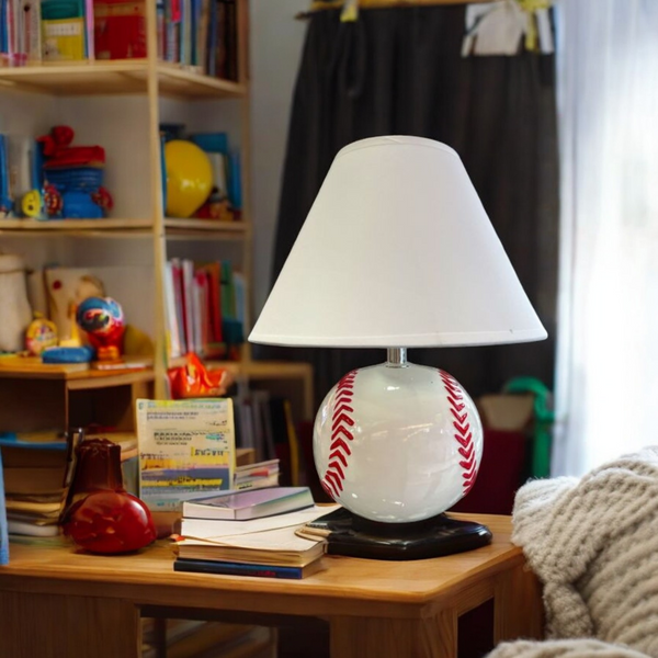 Lámpara Béisbol Blanca
