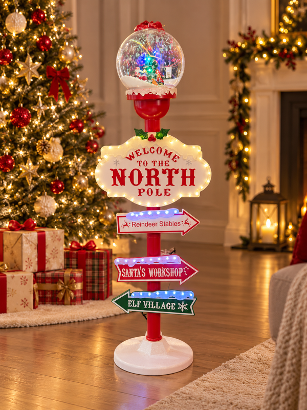 Farol Bola Letreros NAVIDEÑO