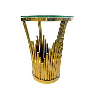 Mesa Tubos Dorados