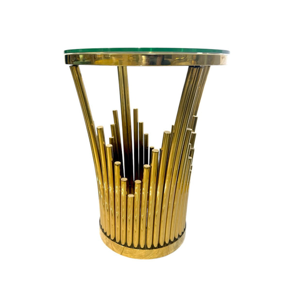 Mesa Tubos Dorados