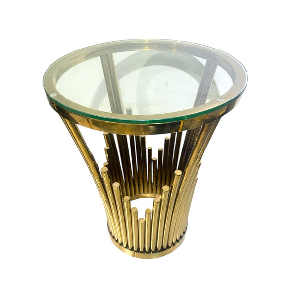 Mesa Tubos Dorados