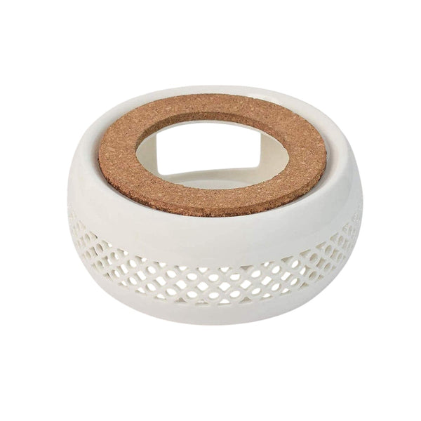 Porta Tetera Calentador de Ceramica WHITE COLLECTION
