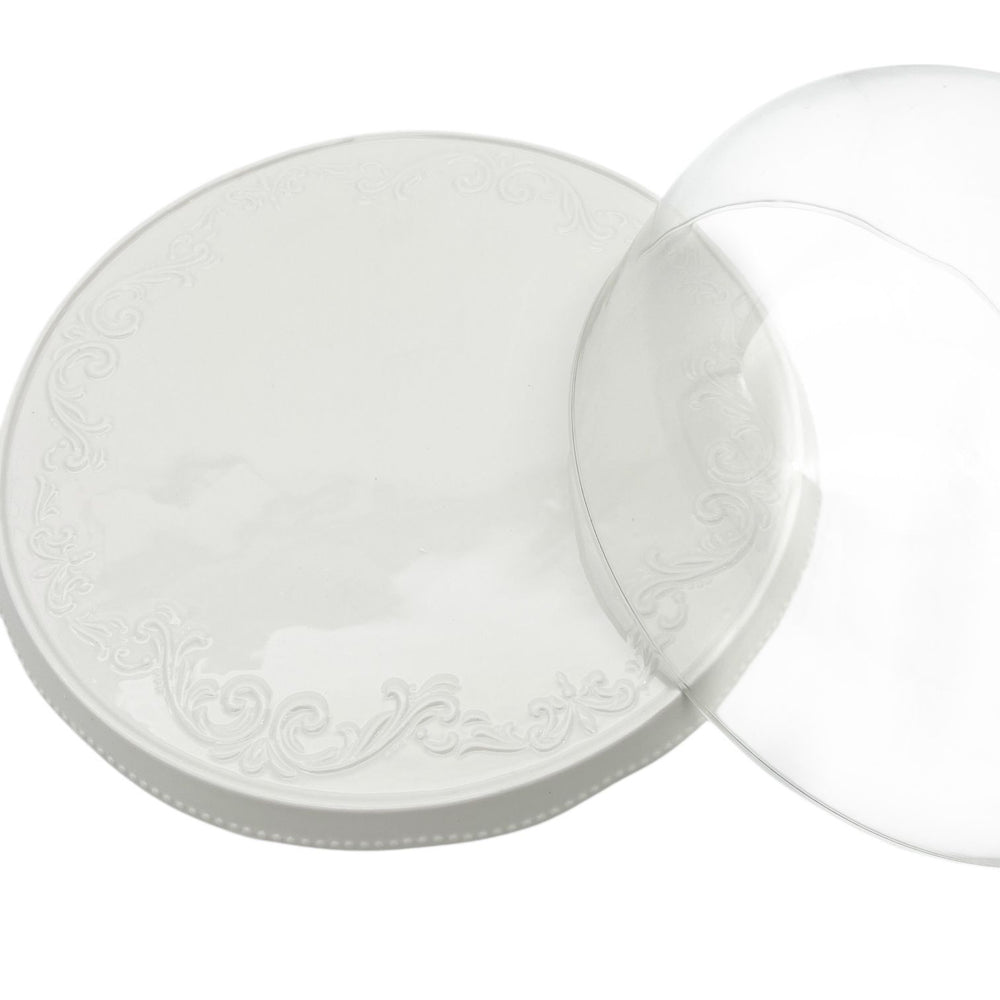 PORTA TORTA VIDRIO Y CERAMICA