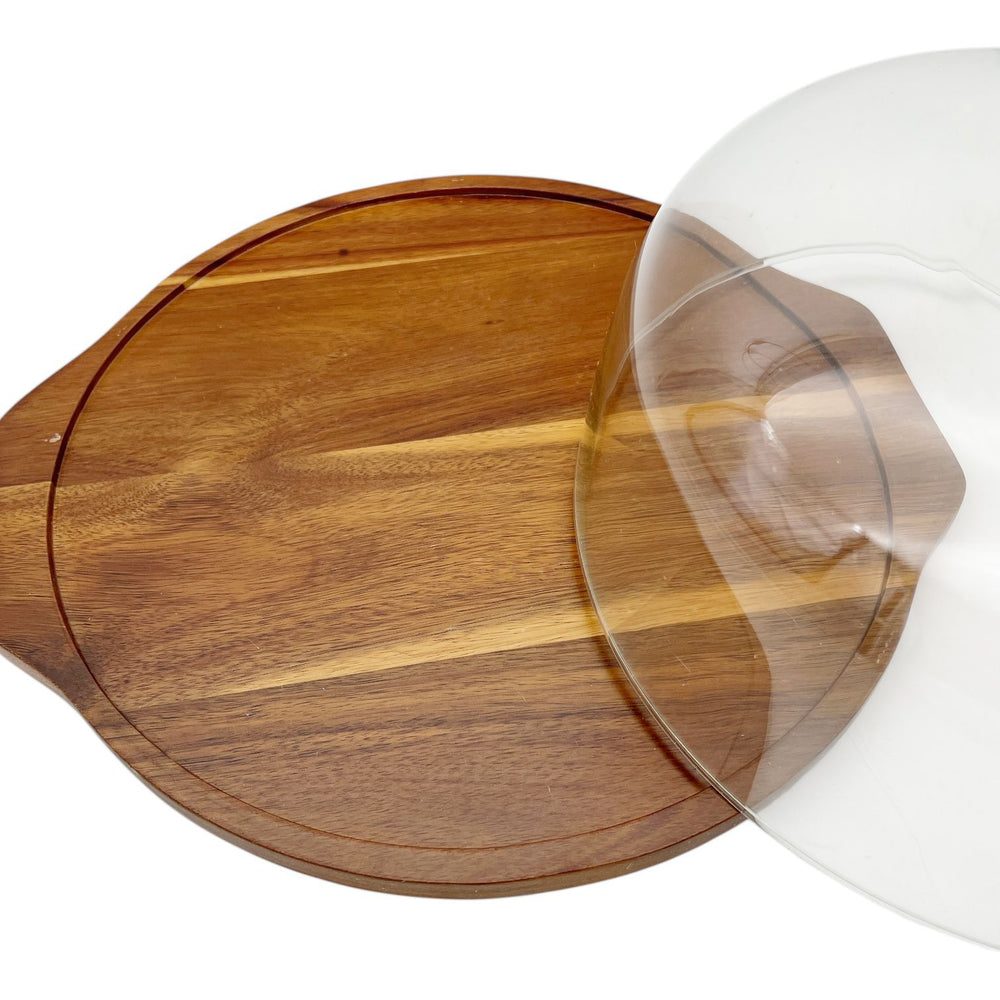 PORTA TORTA BASE DE MADERA