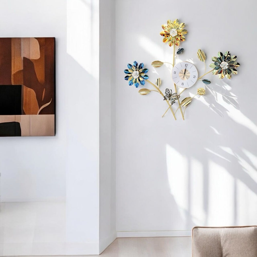 Placa Reloj FLOR PRISMA