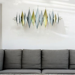 Placa Decorativa AURA CROMADA
