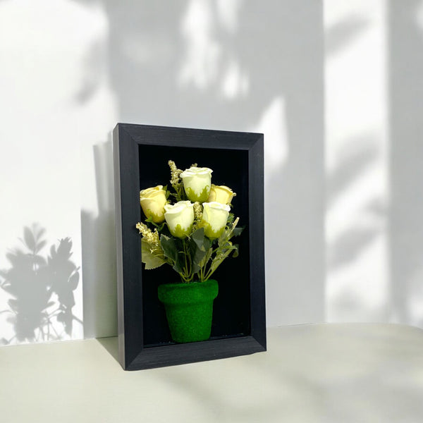 Cuadro Rosas BLANCAS