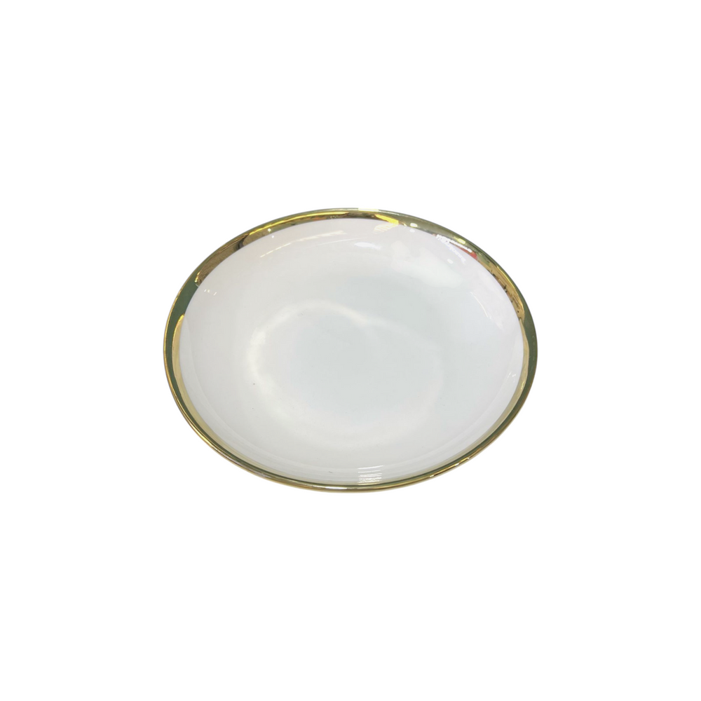 Plato Llano Pequeño FILO GOLD & WHITE