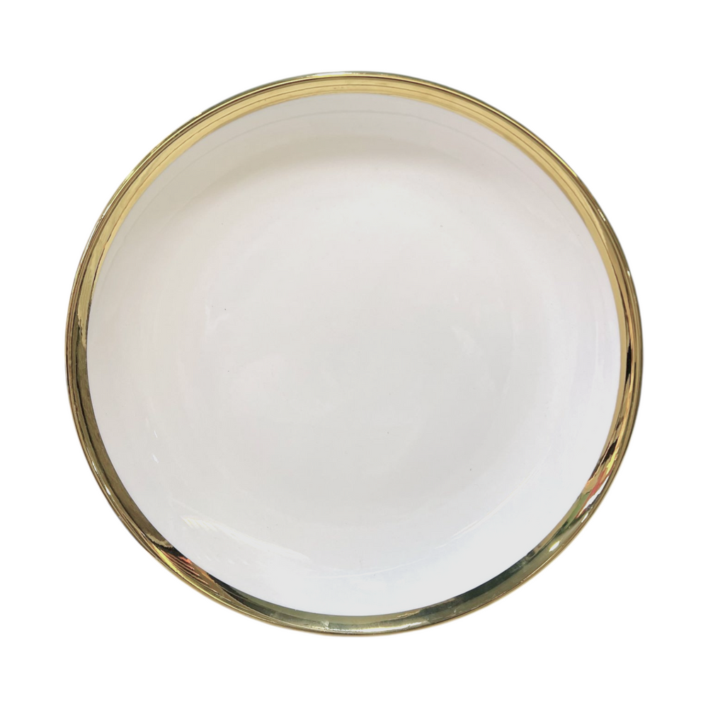 Plato Llano Grande FILO GOLD & WHITE
