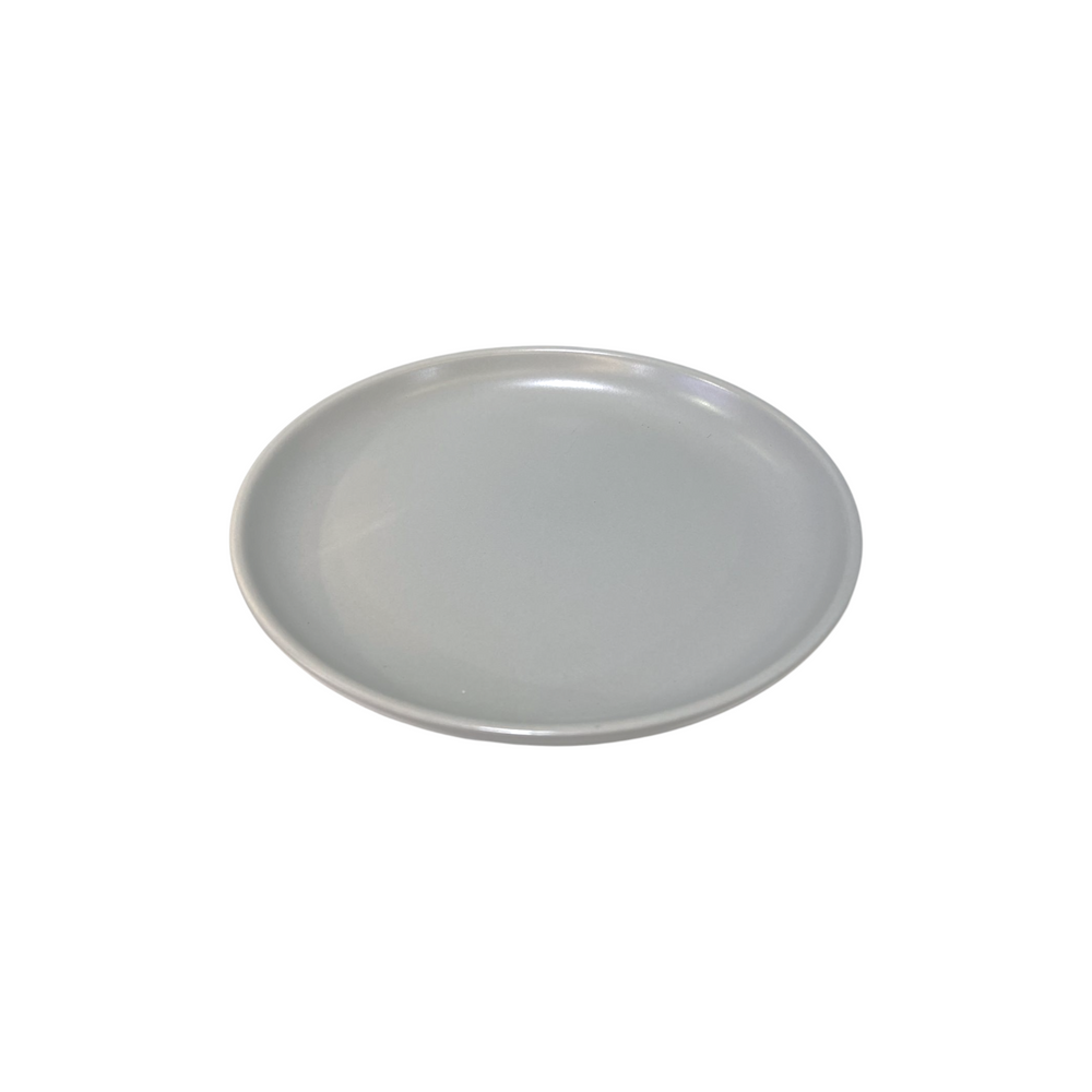 Plato Llano Pequeño NIEBLA PLOMA