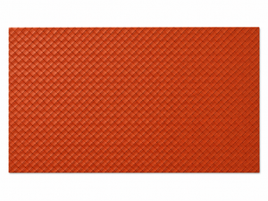 Set x6 Individuales Rectangulates Tejidos LADRILLO