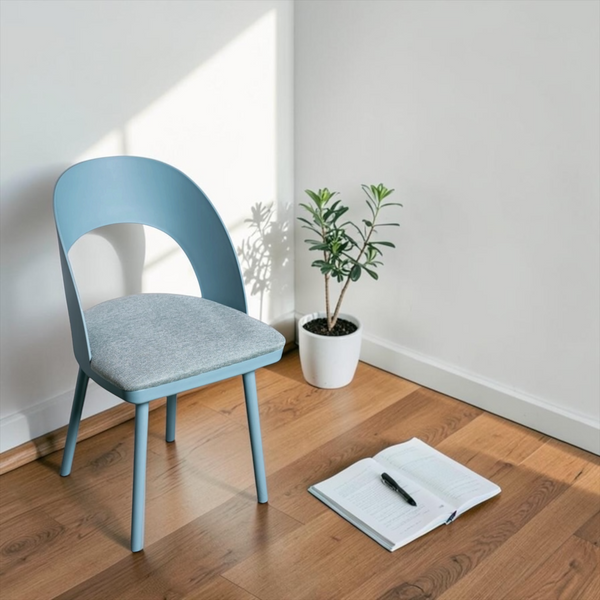Silla de Comedor Verde TELA