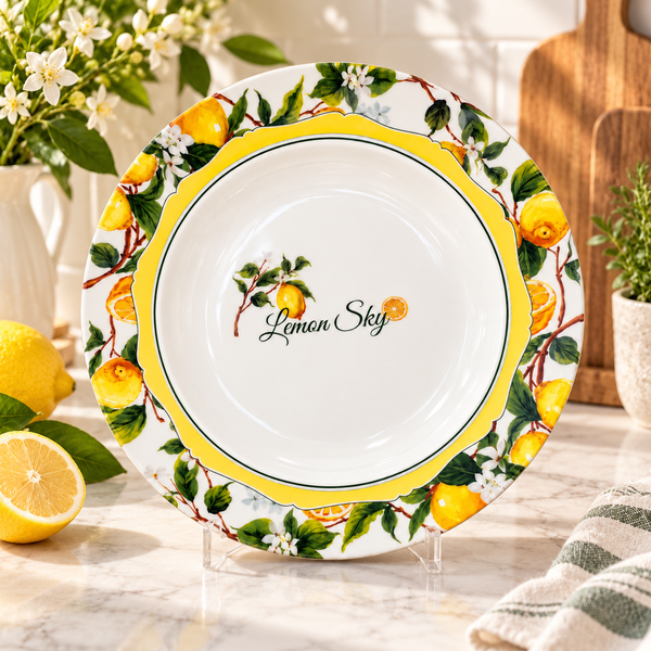 Plato Grande Coleccipon Limones