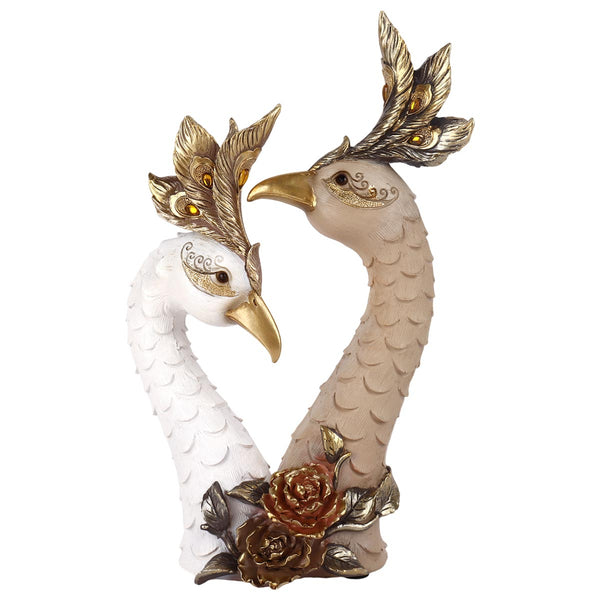 Adorno Pareja de Gansos