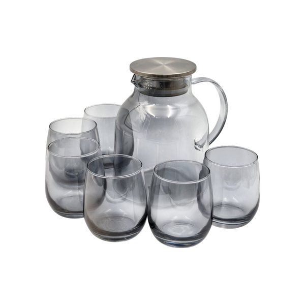 Juego de Jarra + 6 Vasos HUMO